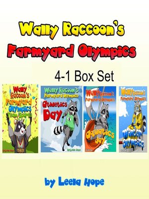 cover image of Wally Raccoon's 4-Book Collection